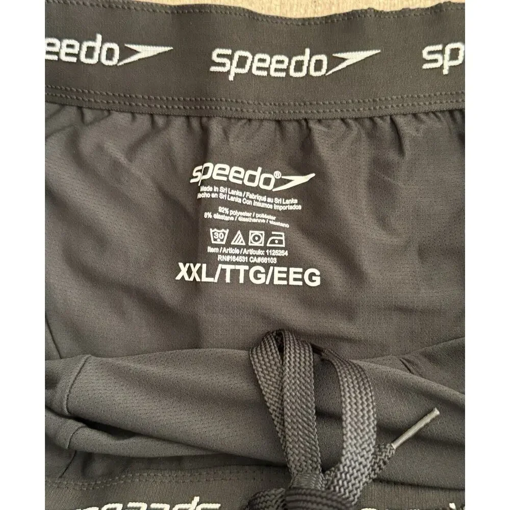SPEEDO Tech Volley UPF 50+ Swim Short Tropical Print Sz XXL (38-40) NWT